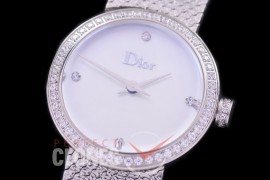 CD-LDDDS-101 La D De Dior Santine SS/SS MOP White Swiss Quartz 