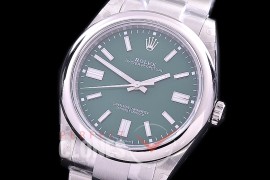 RLOY-41-104S BP Osyter Perpetual 41mm 124300 SS/SS Green Sticks SA 3230