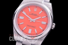 RLOY-41-105 BP Osyter Perpetual 41mm 124300 SS/SS Coral Red Sticks A-2836