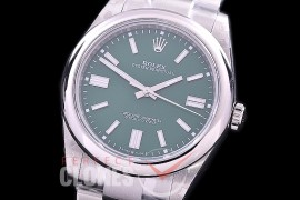 RLOY-41-104 BP Osyter Perpetual 41mm 124300 SS/SS Green Sticks A-2836
