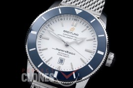 0 BLSF-H-100M Superocean Heritage Automatic SS/ME White A-2824 