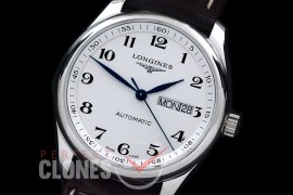 0 LG00181 XF Master Daydate Automatic Date SS/LE White Numeral A-2824