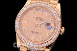 R36DDF-115D2 BP 128348RBR 2019 DayDate YG/YG Fluted/President Gold Diamonds A-2836