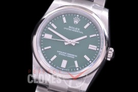 RLOY-36-104 BP Osyter Perpetual 36mm 126000 SS/SS Green Sticks A-2836