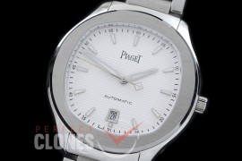 0 0 0 PI-PS-101 ZF Polo S Automatic SS/SS White Miyota 9015 Mod Calibre 1110P