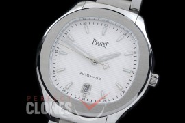 0 0 0 PI-PS-101 Polo S Automatic SS/SS White Miyota 90165 Mod Calibre 1110P