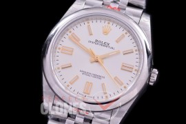 RLOY-41-031S GMF 904 Steel Osyter Perpetual 41mm 124300 SS/SS Silver Sticks VR 3230