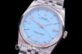 RLOY-36-117S BP Osyter Perpetual 36mm 126000 SS/SS Ice Blue Sticks SA 3230