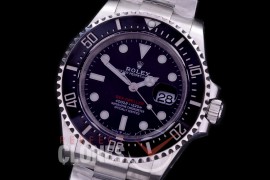 0 0 0 0 0 RLSD00806 XF/VSF 2017 43mm Sea Dweller 4000 126600 SS/SS Black A-2824 904L Steel