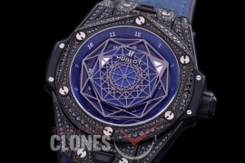 HB-SB-123D DF Big Bang Sang Bleu 45mm PVD/LE Blue Miyota 8215 Modified 