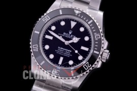  RLS-41-0904 BP 2020 41mm No Date Submariner 124060 SS/SS Black A-2813 - Lite 