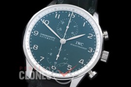 IWPG-150-103 YLF 3716 Portugieser Chrono 150 Years Edition SS/LE Green A-7750