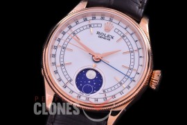  0 0 0 RLCMP00031 BP 50535 Cellini Moonphase RG/LE White Sticks SA 3195