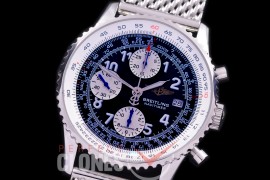 0 0 0 0 0 0 BLNVC-41-102M ANF/OXF Navitimer 41mm Chronograph SS/ME Black Num A-7750 28800