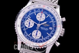 0 0 0 0 0 0 BLNVC-41-108M ANF/OXF Navitimer 41mm Chronograph SS/ME Blue Sticks A-7750 28800