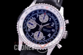 0 0 0 0 0 0 BLNVC-41-102L ANF/OXF Navitimer 41mm Chronograph SS/LE Black Num A-7750 28800