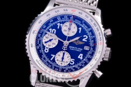 0 0 0 0 0 0 BLNVC-41-103M ANF/OXF Navitimer 41mm Chronograph SS/ME Blue Num A-7750 28800