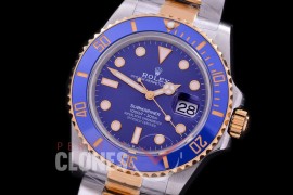  RLST-41-0012A BP 2020 41mm Submariner 126613LB SS/YG Blue A-2836 