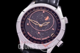 0 0 0 PPSM-6102-062 ARF 6102R Sky Moon Celestial Automatic SS/LE Black Asian Customized