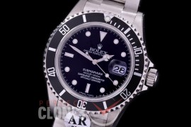 RLSS00421 ARF/JF 904L V2 16610 Submariner SS Black SH 3135 