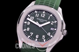 0 0 PPAQ-5167-054 3KF Aquanaut 5168-002 42mm SS/RU Green Miyota 9015 Modified Calibre 324SC