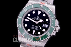0 0 0 0 0 RLS-41-0002 GMF 904L Steel 2020 41mm Submariner 126610LV SS/SS Black VR 3235 