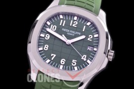 0 0 PPAQ-5167-034 PF Aquanaut 5168-001 42mm SS/RU Green Miyota 9015 Modified Calibre 324SC