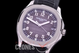 0 0 PPAQ-5167-032 PF Aquanaut 5167 SS/RU Grey Miyota 9015 Modified Calibre 324SC