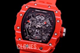 RM053-01-021 ANF/OXF RM 053-01 Pablo Mac Donough Limited Ed Red-PT/RU Skeleton Customized Movt