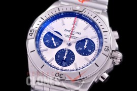 BLSCB01-42-101 GF Super Chronomat 42 Chrono SS/SS White Sticks A-7750 28800