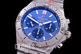 BLSCB01-42-104 GF Super Chronomat 42 Chrono SS/SS Blue Sticks A-7750 28800