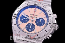 BLSCB01-42-105 GF Super Chronomat 42 Chrono SS/SS Copper Sticks A-7750 28800