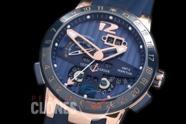 0 0 UNEL-107 El Toro Perpetual Calender RG/CER/RU Blue Asian Customized Calibre UN-32