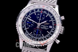 0 0 0 0 0 0 BLNVC-41-112M ANF/OXF Navitimer 41mm Chronograph SS/ME Black Sticks A-7750 28800