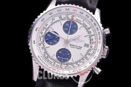 0 0 0 0 0 0 BLNVC-41-106L ANF/OXF Navitimer 41mm Chronograph SS/LE White Sticks A-7750 28800