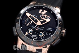 0 0 UNEL-106 El Toro Perpetual Calender RG/CER/RU Black Asian Customized Calibre UN-32