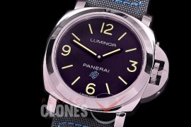 0 0 0 0 PN77402 HWF Pam 774 Luminor Base Blue Logo SS/LE Black A-6497