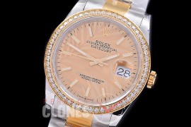 R36DJT-598Y BP Datejust 36 126233 SS/YG Diam/Oyster 2021 Gold Palm Sticks A-2824