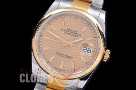 R36DJT-593S BP Datejust 36 126233 SS/YG Smooth/Oyster 2021 Gold Fluted Sticks A-2824