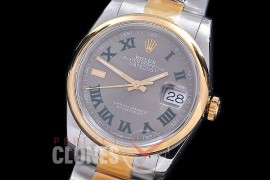 R36DJT-581S BP Datejust 36 126233 SS/YG Smooth/Oyster 2021 Grey/Green Roman A-2824