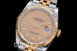 R36DJT-543 BP Datejust 36 126233 SS/YG Fluted/Jubilee 2021 Gold Fluted Sticks A-2824
