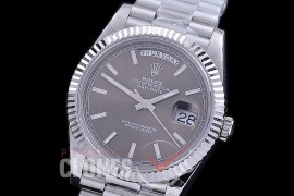 R40DDS10007 228239 SS/SS Dark Rhodium Grey Sticks A-2836