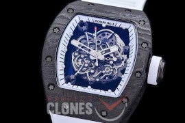 0 0 0 0 RM055-01-032 ZF RM055 Bubba Watson Marina Circult NTPT Limited Edition FC/RU Skeleton Seiko NH05A Mod