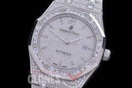 AP15400-011A Royal Oak 15400 Ultra Bling SS/SS Diam Crested AP 3120