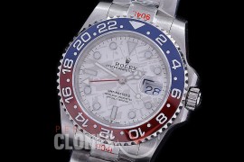 0 0 0 0 0 RLGS00945 GMF V4 904L Steel GMT 126719BLRO Pepsi Meteorite SS/SS Black SA 3285 CHS