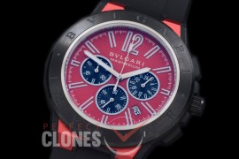 BVL00038 Diagono Magnesium Chronograph PVD/RU Red Jap OS 20