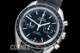OMSP00711L Speedmaster SS/LE Black A-7750 Mod to Calibre 9300 Functions