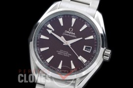 0 0 OMAT41-106 Aqua Terra Date Automtaic SS/SS Brown A-2824/8500 Mod