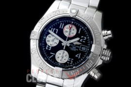 0 BLSA00901S Avenger II Chrono SS/SS Black Num A-7750 28800