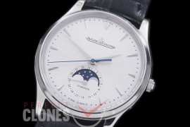 0 0 JLMA-121 Master Automatic Calender Ultra-thin SS/LE White Asian Customized Clone Calibre JL 925